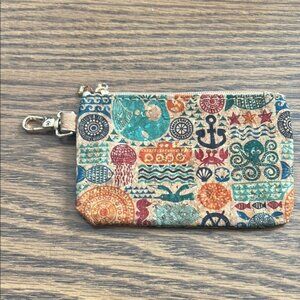 Colorful Under the Sea Patterned Women's Wallet Coin Change Purse